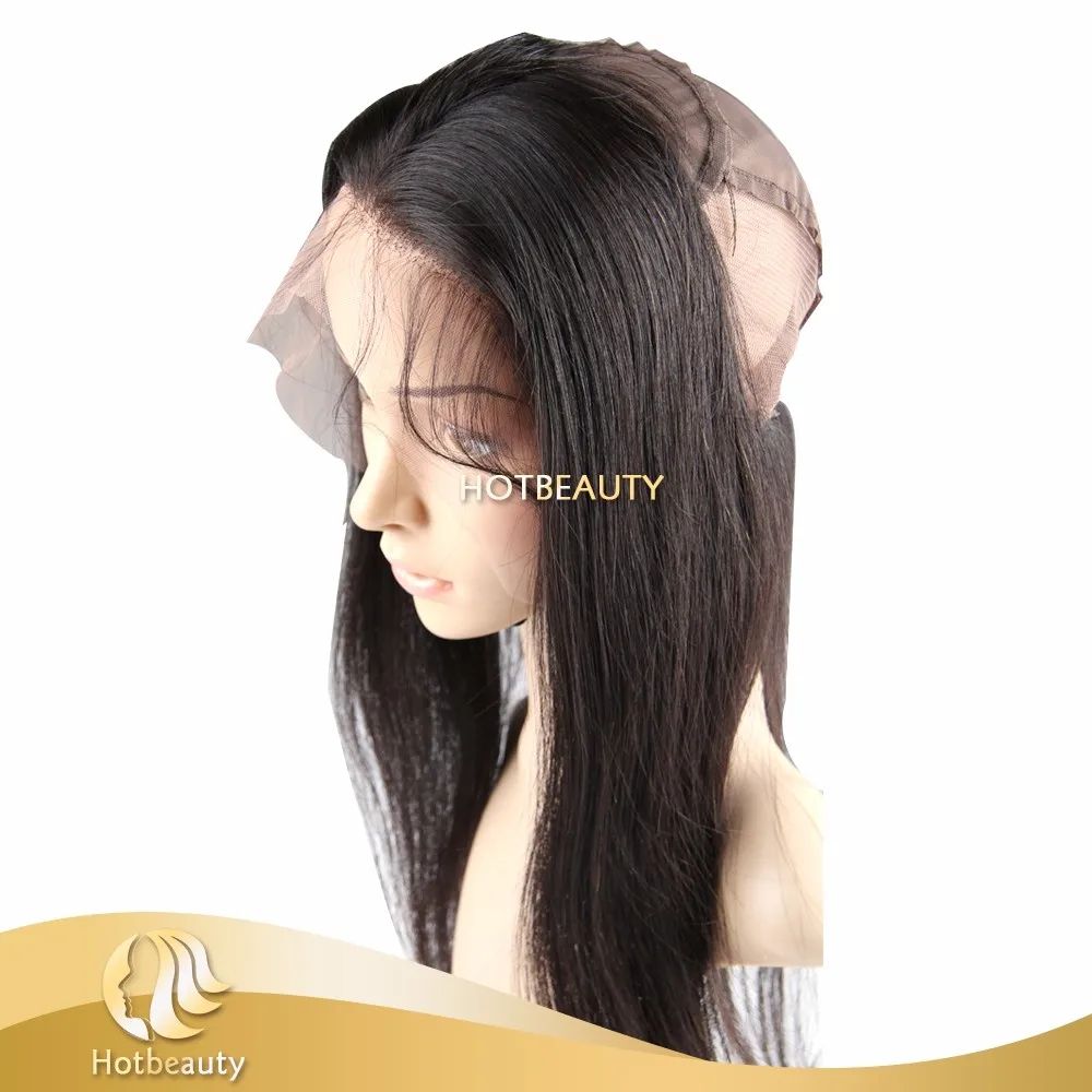 

Pre Plucked Hotbeauty Hair New Coming, 360 Lace Frontal Wig Cap, Natural color 1#;1b#;2#;4#