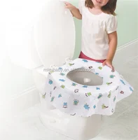 

Disposable Toilet Seat Cover and disposable potty cover PP cotton with PE backing non-woven pad paper toilet seat cover