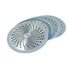 Stainless steel and silicone shower drain hair catcher sink strainer