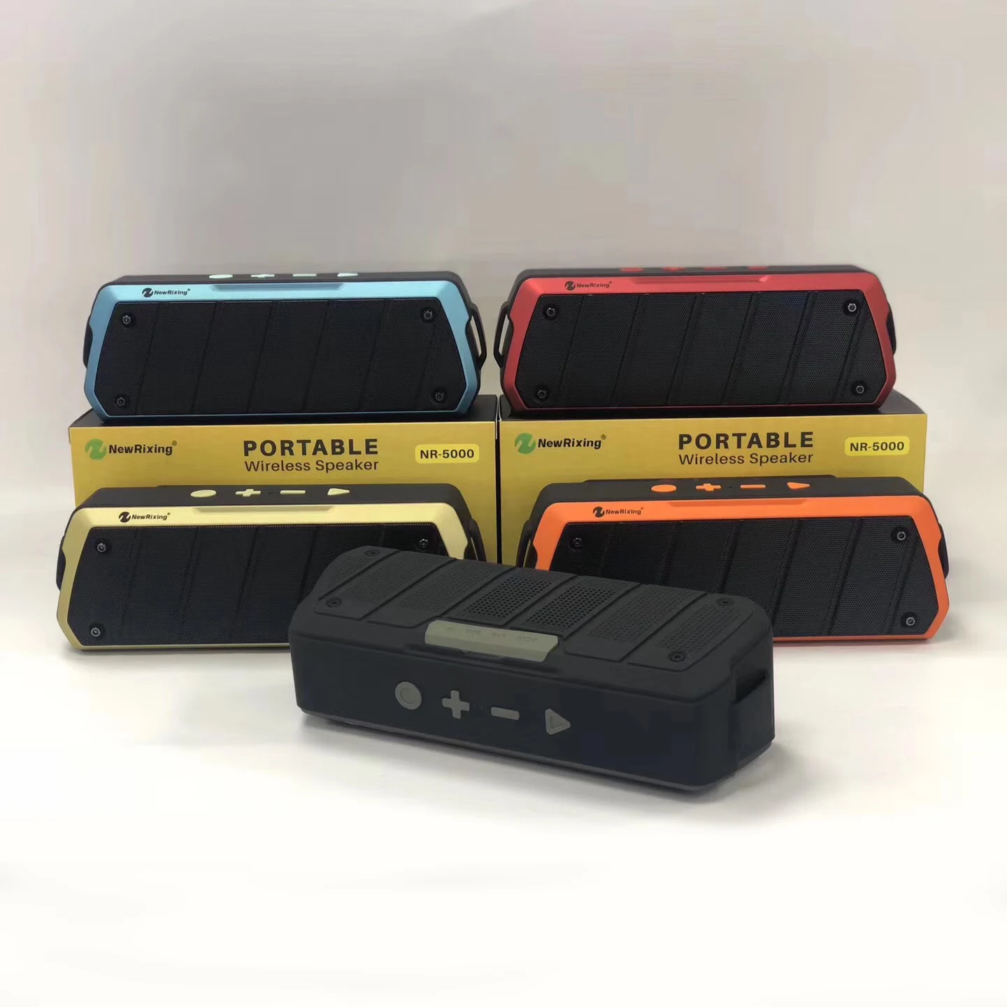 

NR-5000 waterproof ipx5 tws stereo portable bluetooth speaker mini, N/a