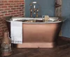 Custom made polished mirror effect bathroom bathtub for adults