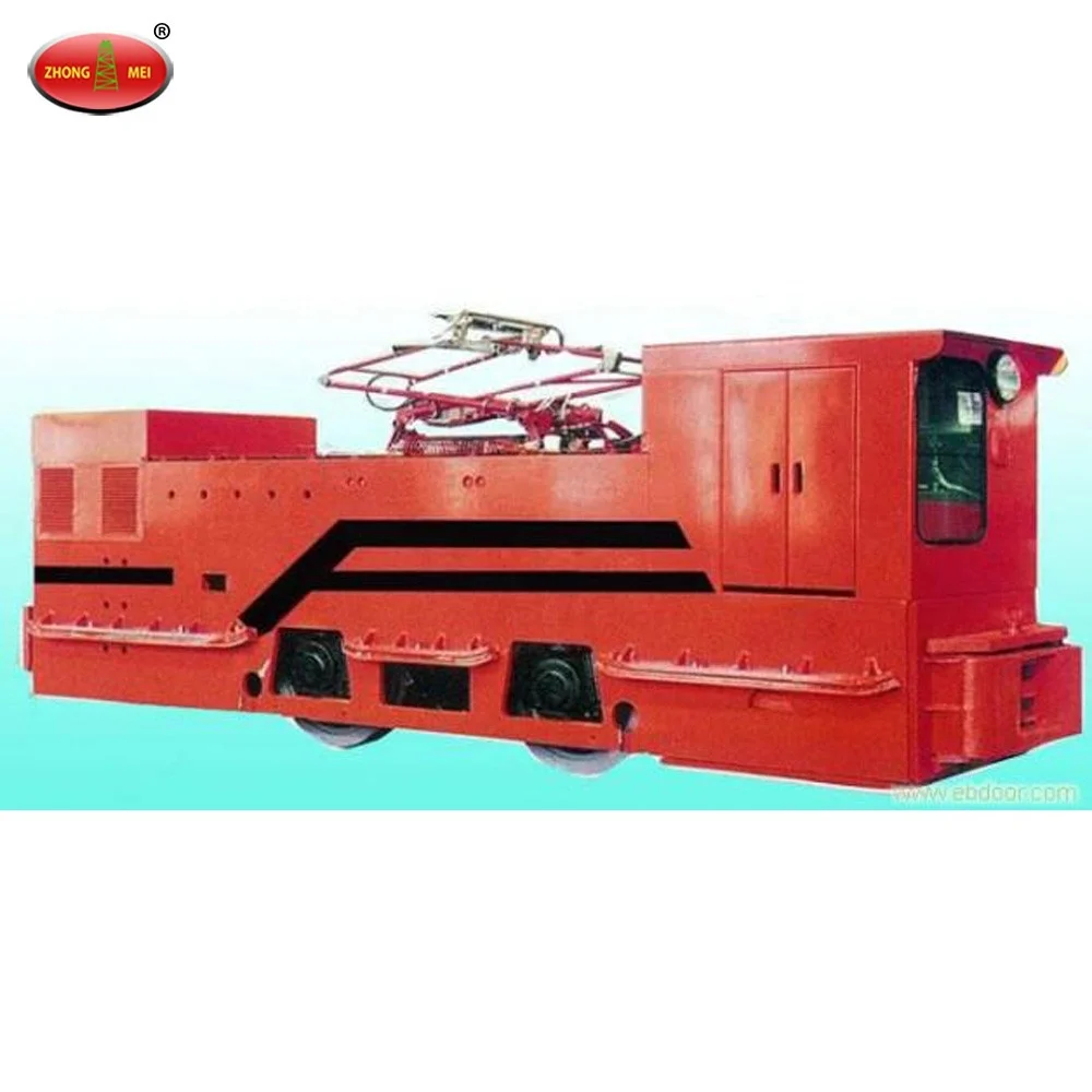 
CJY7 7T Electric Trolley Overhead Line Underground Mining Locomotive Price 