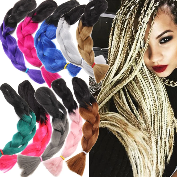 48 Inch Braid Synthetic Hair Ponytails With Factory Price - Buy Hair ...