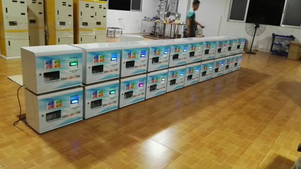 Automatic Token Changer Coin Change Vending Machine With The Door From