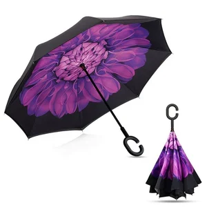 Image of Small Quantity OEM Order Service Upside Down Reverse Umbrella