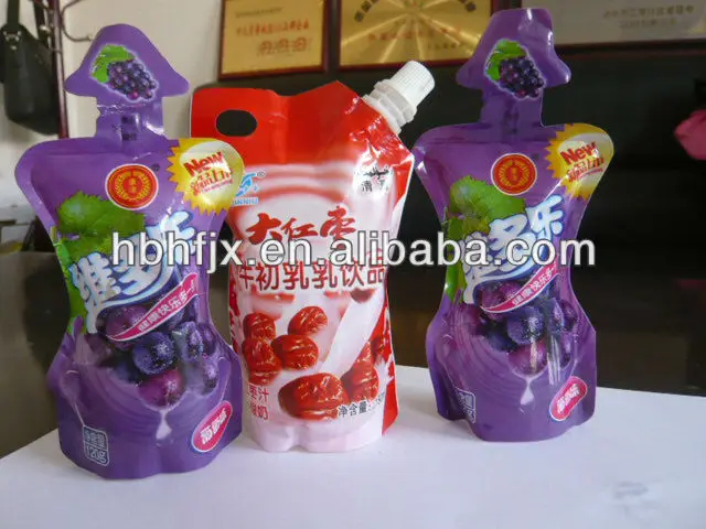 soy bean milk with straw plastic packaging bags filling sealing machine factory with price