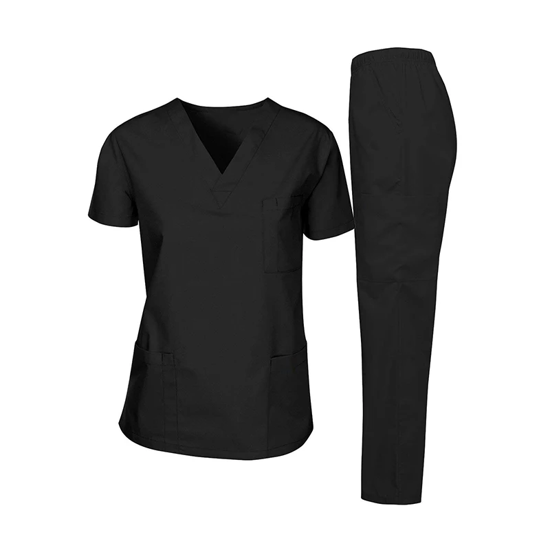 
wholesale new style medical scrubs nurse uniform sets for women 