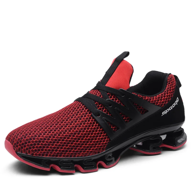 

Sport Shoes Blade Sole Sport Running Adults Shoes, Balck / red/grey