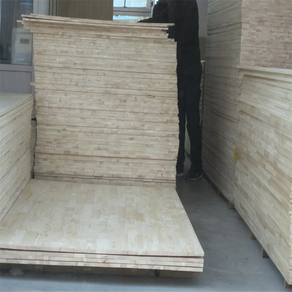 
Trade Assurance Good Quality rubber wood finger joint laminated panel for soild door 