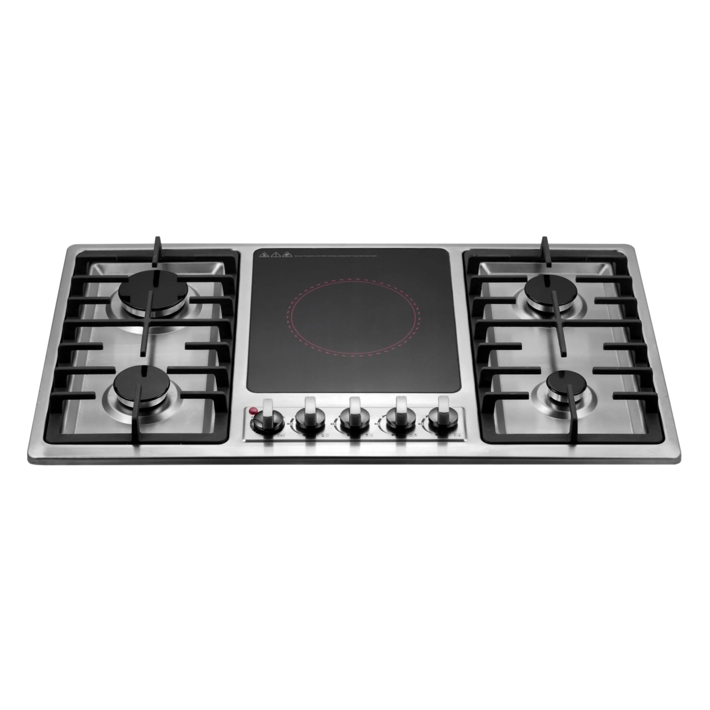 Home 35 4 90cm Built In 5 Burner Gas Hob Cooktop Stainless