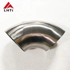 3.0inch titanium v band clamp Flange set with two titanium gr2 flange and one pcs ss 304 pipe clamp