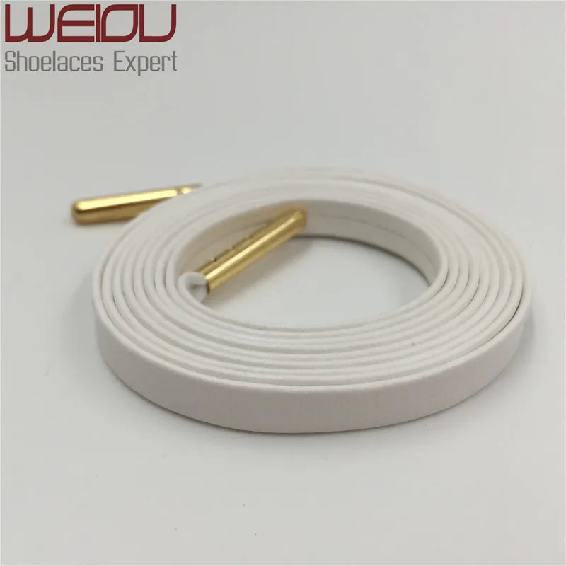

Weiou colored leather shoe laces white shoelaces Sheepskin shoestring