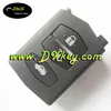 Floor price free inspection car key original 3 buttons flip key shell Tail section FOR mazda flip key