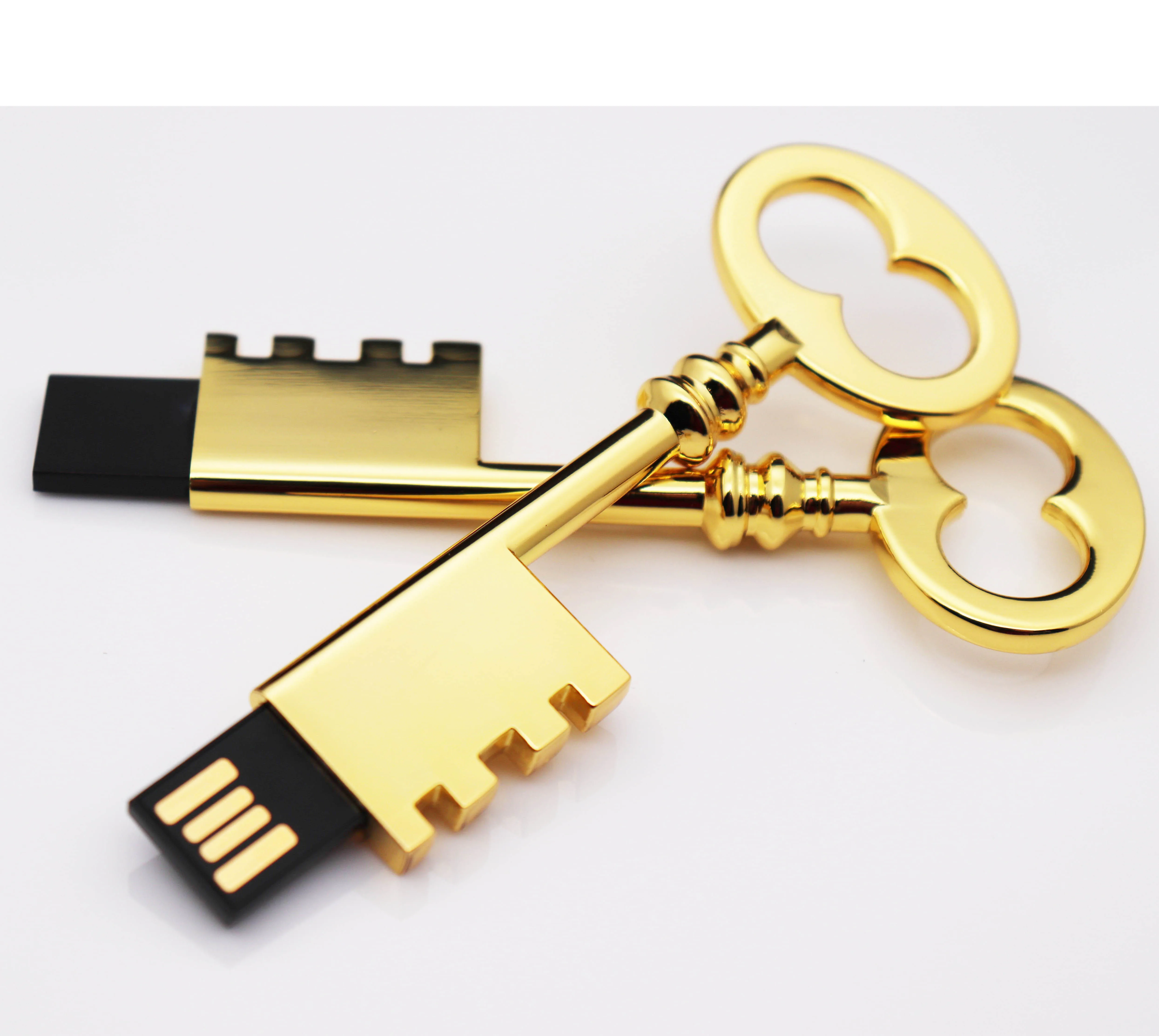 

2020 Novelty Product Antique Metal Key Memoria Usb 2.0 Usb Stick Key