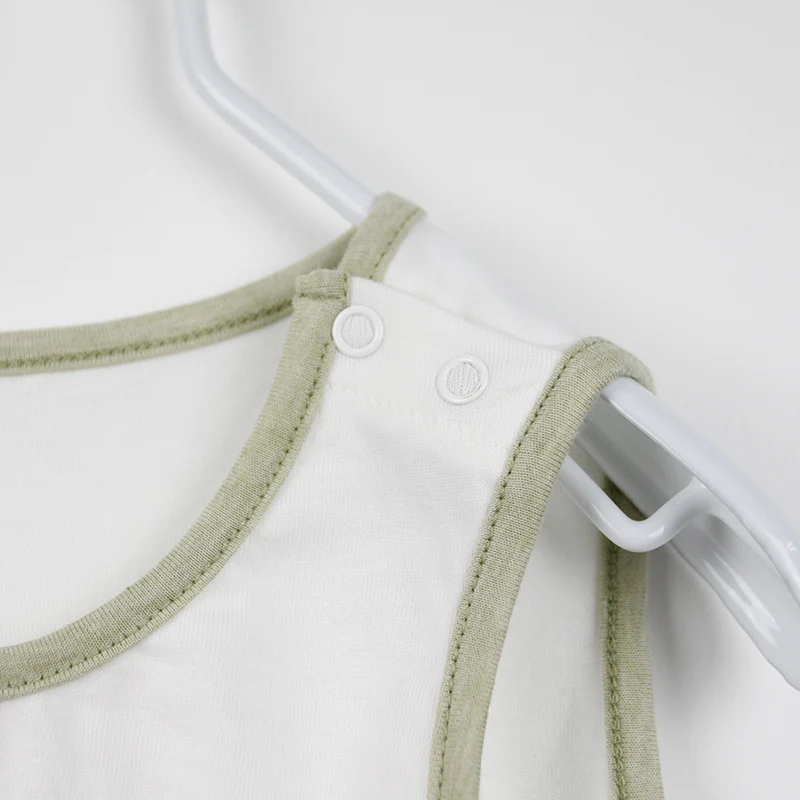 
printed animal summer organic cotton baby vest cotton clothes 