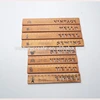 Solid wood 6 inch15cm 20cm straightedge laser antique wooden rulers