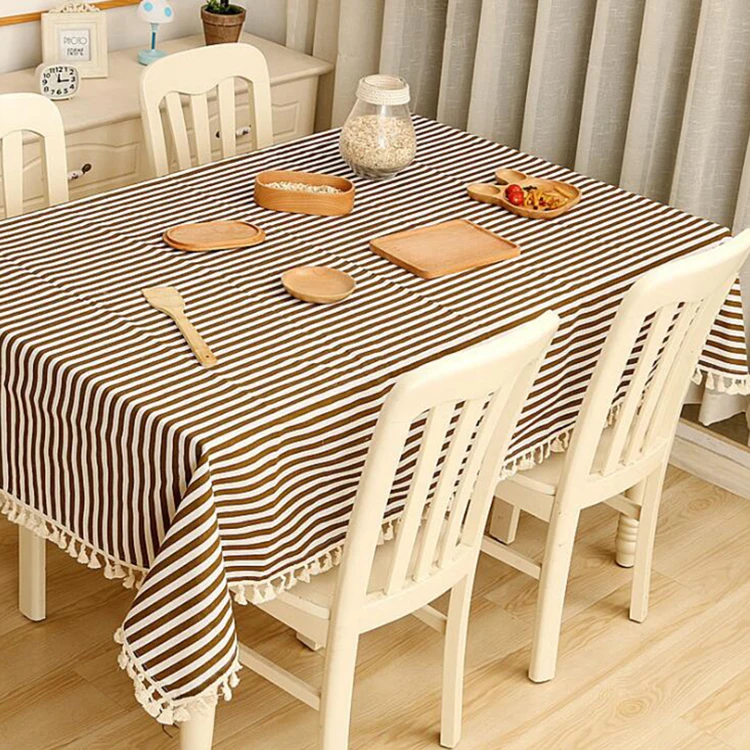 Vinyl Oilcloth Tablecloth Oblong Spillproof Waterproof Wipeable Thick Pvc Oblong Dinner