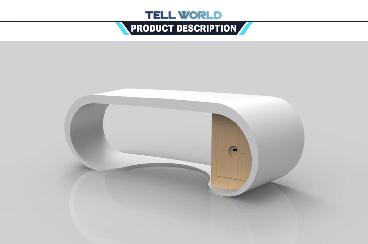 Solid surface Office Table Executive Ceo Desk Office Desk