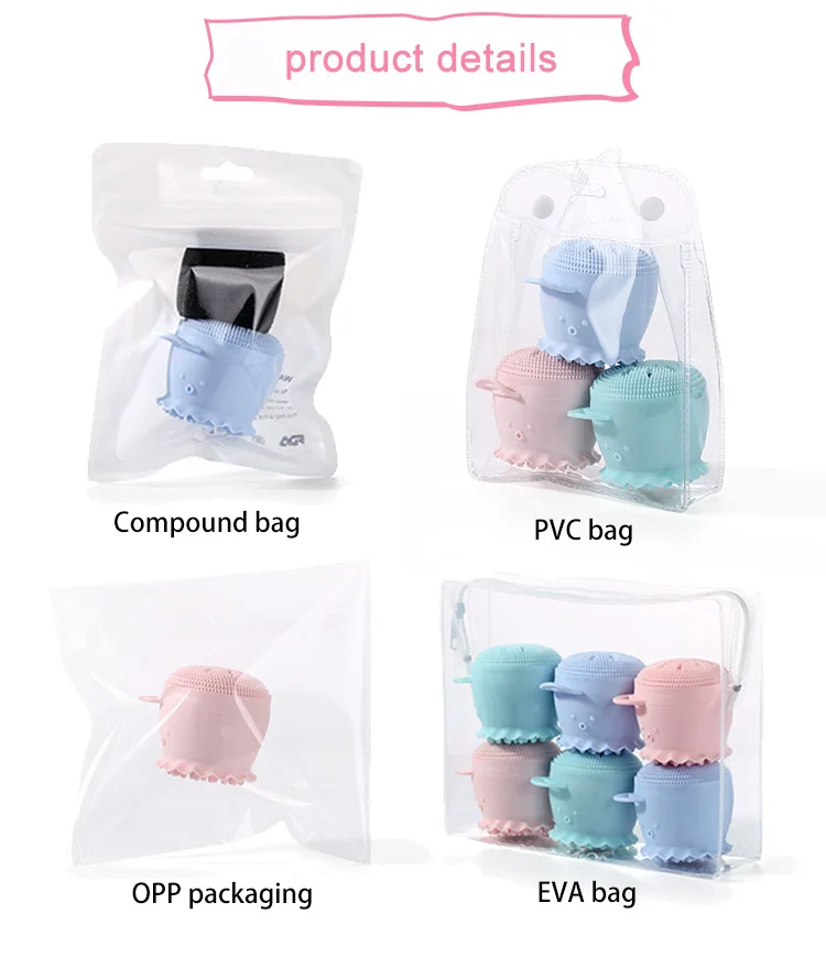 Wholesale Bulk Trending Products Soft Custom Makeup Wireless Clean Wash Beauty Silicone Face Brush