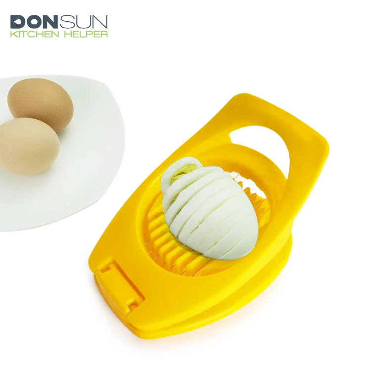 

Direct factory best quality plastic egg slicer cutter with stainless steel wires, Customized color
