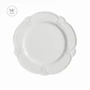 MC Elegance Porcelain dishware can reuse mant times high quality luxury ceramic embossed dinner plates for wedding restaurant