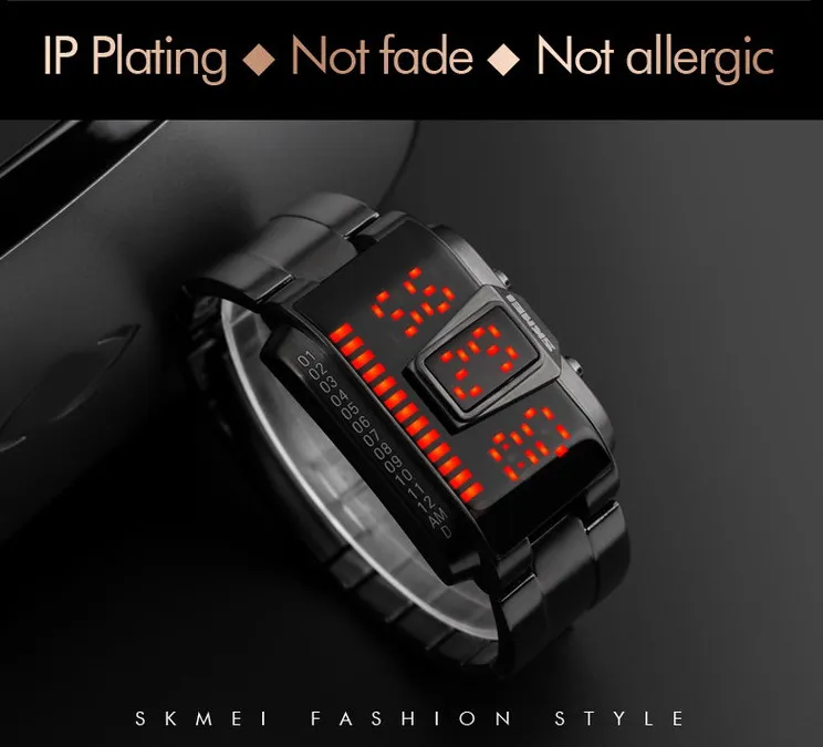 Skmei 1179 Male Wrist Led Light Up Watches 50m Water Resistant Digital Watches Buy Led Light
