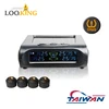 TAIWAN Solar TPMS for 4-Tires External Sensors Color Display Visual Alerts tire pressure