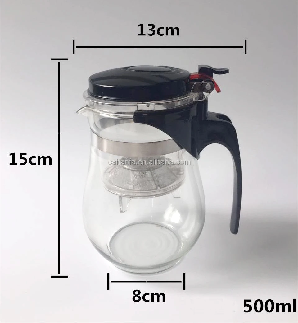 Easy Making Tea Glass Tea Pot For Life Teapot Hot Sale Glass Teapot