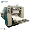 Automatic box drawing facial tissue paper plastic pack folding machine