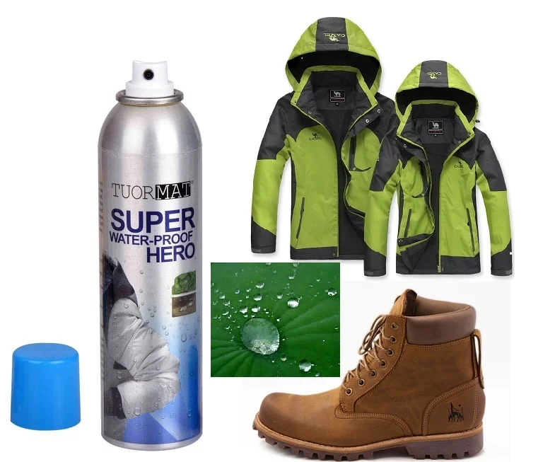 Hydrophobic Agent Water Repellent Nano Waterproof Spray for Fabric Boots  Shoes Jacket Bag - China Water Repellent, Waterproof Spray