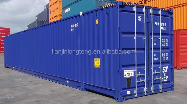 New Pallet Wide Steel Foot 53 Ft Oversized Container - Buy 53 Ft ...