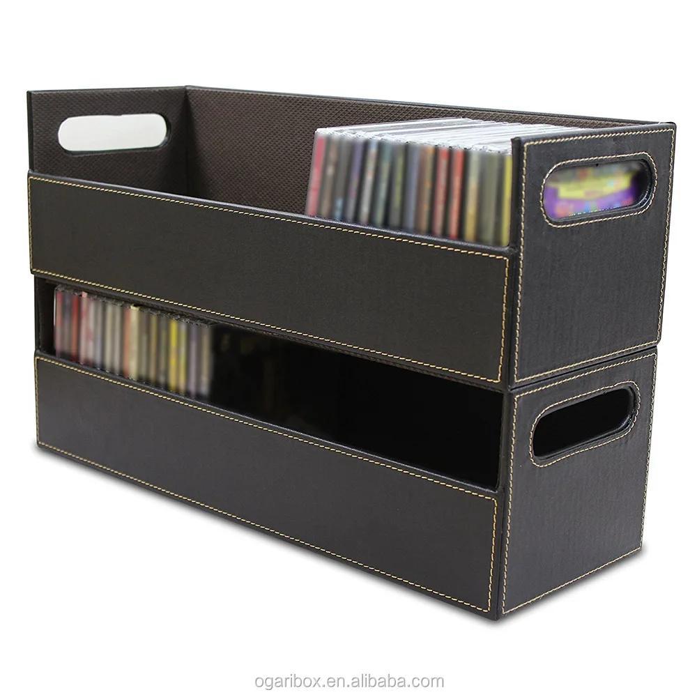 Leather Cd Storage Box With Powerful Magnetic Opening Cd Tray Holds 40 Cd Cases Buy Cd Storage Box Leather Cd Storage Box Eco Box Dvd Case Dvd Cases Wholesale Green Dvd Case Xbox Dvd Case Custom Dvd