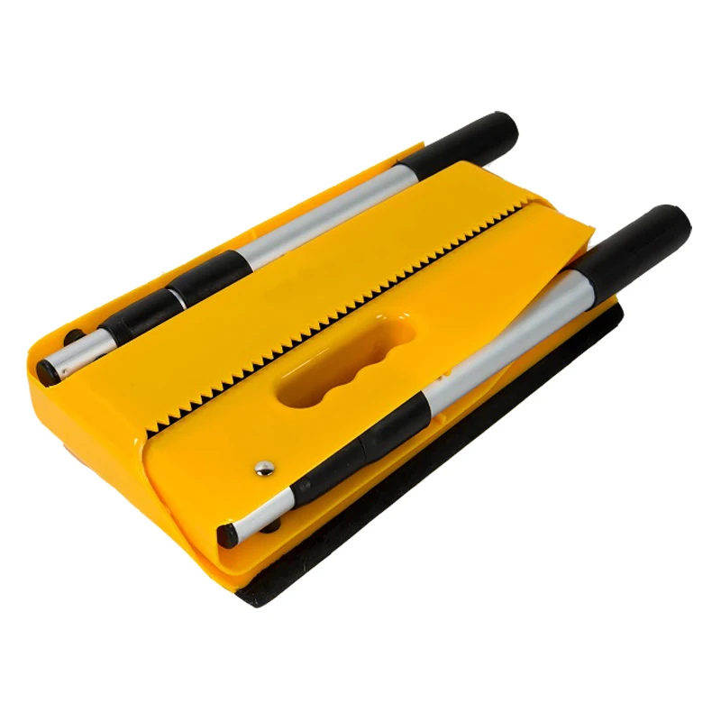 

Multi-functional Handle Adjustable Broom and Dustpan Set, Yellow, grey and blue