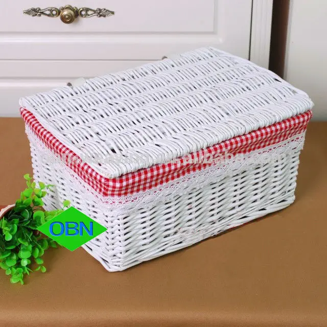 2014 caliente vender rota de mimbre cesta de almacenamiento-Cestas de