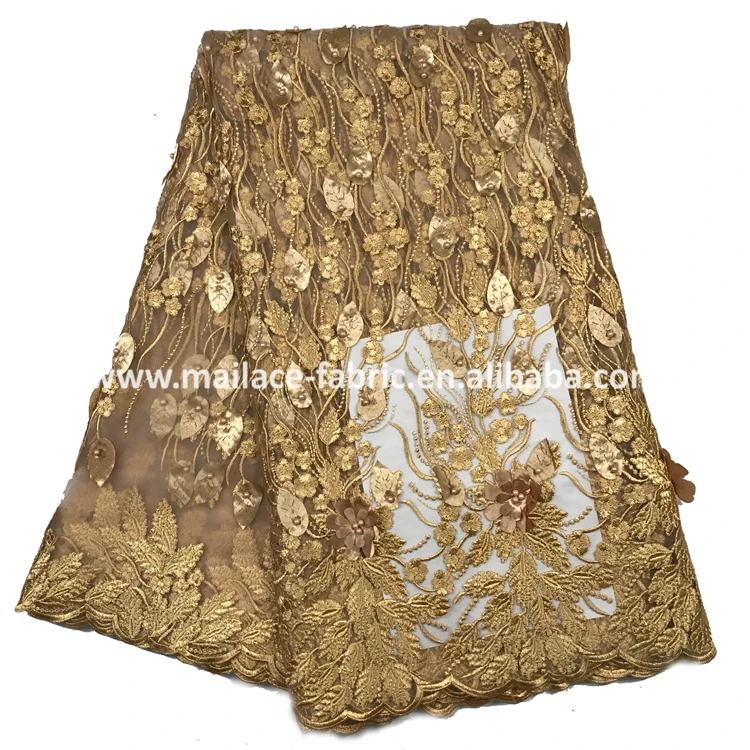 

Fushia African Girls Party Dress Lace 2018 High Quality 3d Flower French Embroidery Tulle Net Lace Fabric