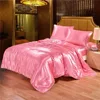 Luxury Pink Silk Bedspreads Binding Patchwork Quilts And Comforters Textile Comforter