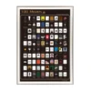 100 Movies Bucket List Black Scratch Poster With Frame