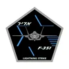 Israel pilot 3D pvc patch with glow in the dark