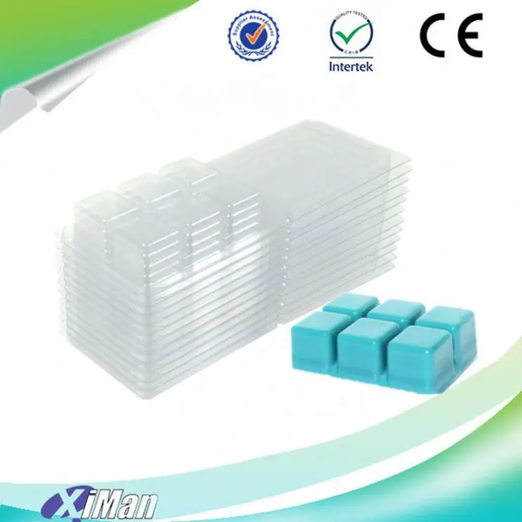 100 Pcs Wax Melt Molds Clear Empty Plastic Wax Melt Clamshells Container  Molds PET Single Cube 1 Oz Candle Molds - AliExpress