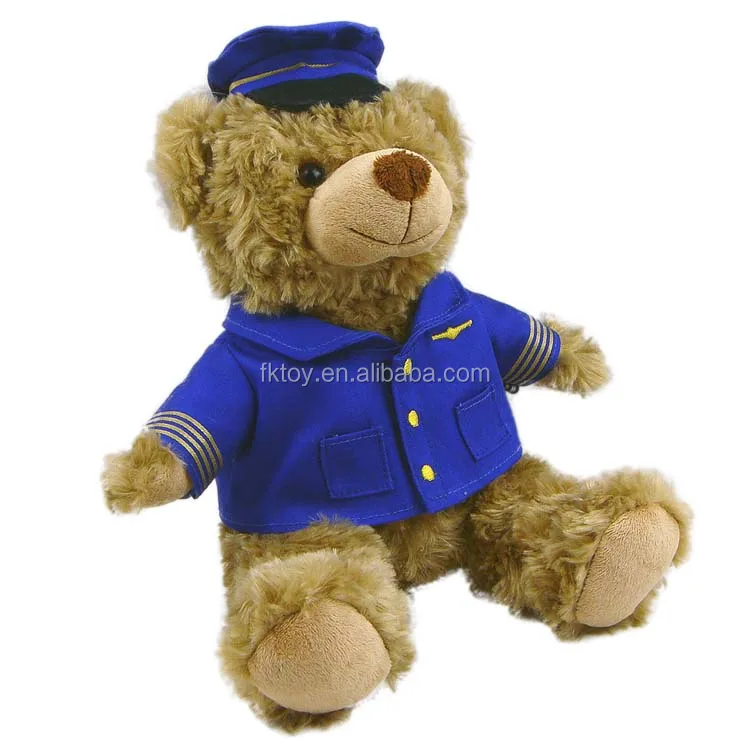airline pilot teddy bear