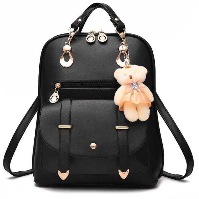 

cz18041b Luxury backpack women bags designer cartoon pattern pu leather backpack, 9 colors as photos