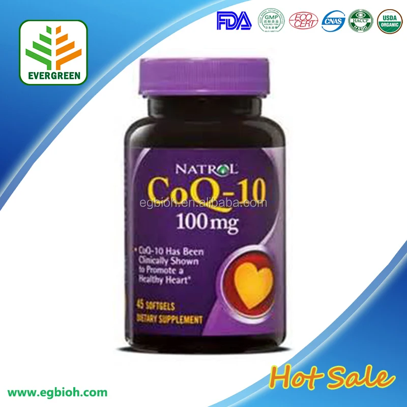 
GMP Certified Anti-Oxidant CoQ10 Softgel, Coenzyme Q10 Softgel 