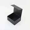 Black collapsible cardboard lie magnet packaging box