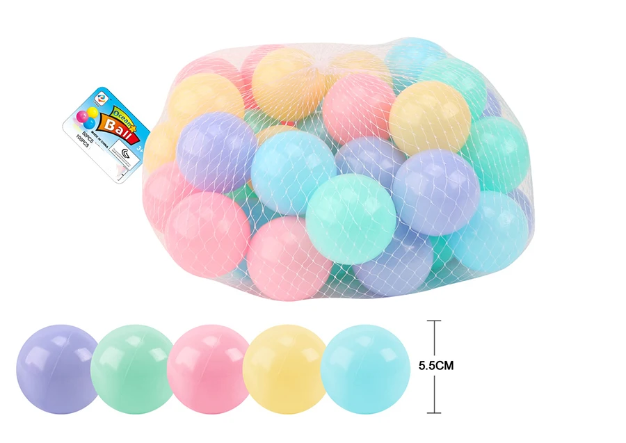 五颜六色的有趣的球软塑料海洋球海珠设计的孩子