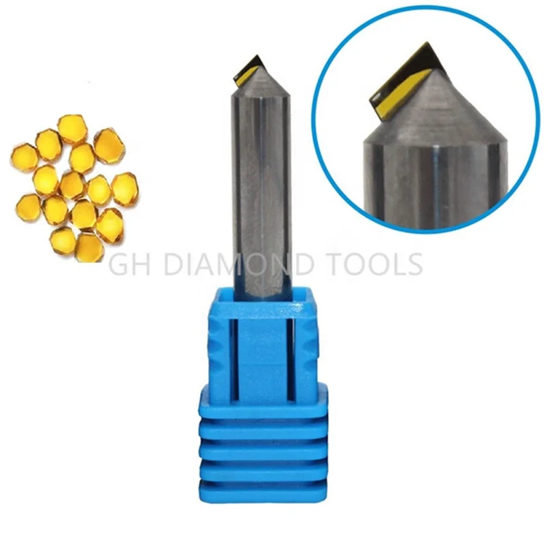 High Gloss Diamond Chamfering Milling Cutter Mcd Diamond Chamfer End