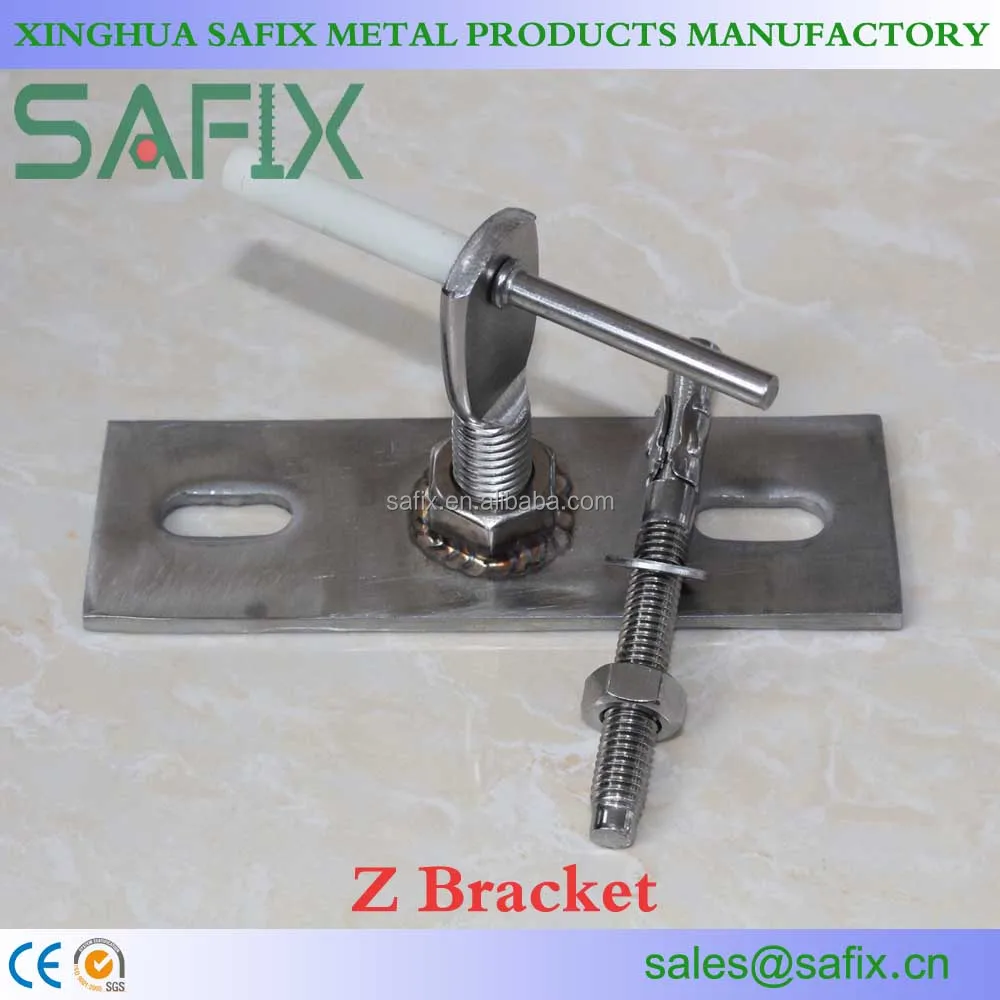 
304 316L Stainless Steel Stone Cladding Omega Bracket for Wall Mounting Anchor 