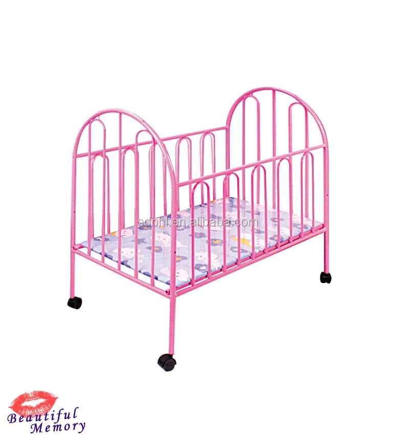 steel baby crib