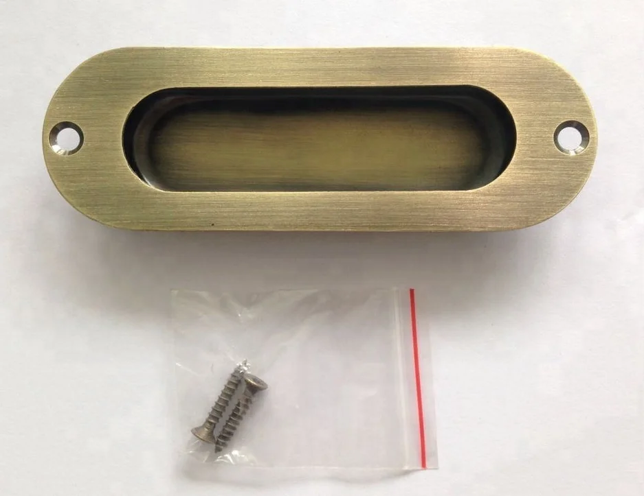 recessed door handle