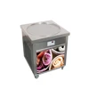 Best Selling ETL Certificate Commercial Used Single Pan Thailand Style Fried Ice Cream Roll Machine For Instant Ice Cream Roll