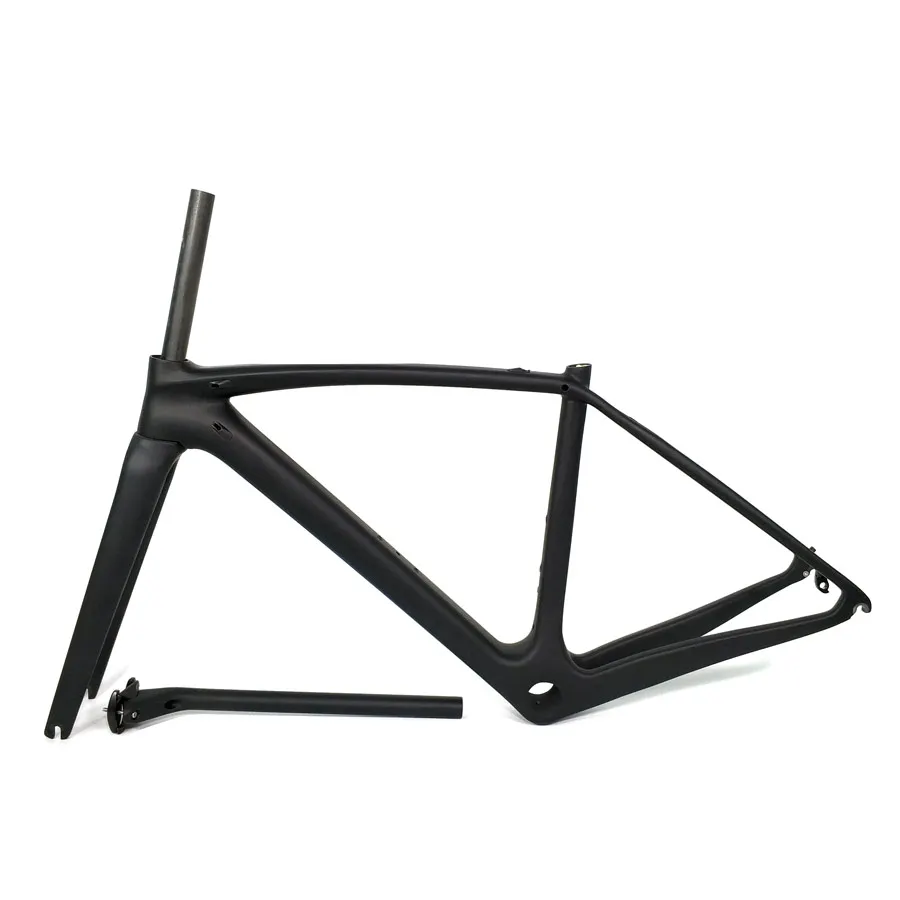 

TRIDENT THRUST Bicycle     Carbon Road Frame China BSA BB30 PF30 T1000, All black no logo;green/customized